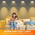 thumbnail image 3 of TJOY 24 Pack BR30 Led Bulb 65W Equivalent, Dimmable LED Flood Light Indoor, E26 Base, 2700K Soft White, 9W, 800 LM, Recessed Lighting Bulbs for Ceiling, R, 3 of 6