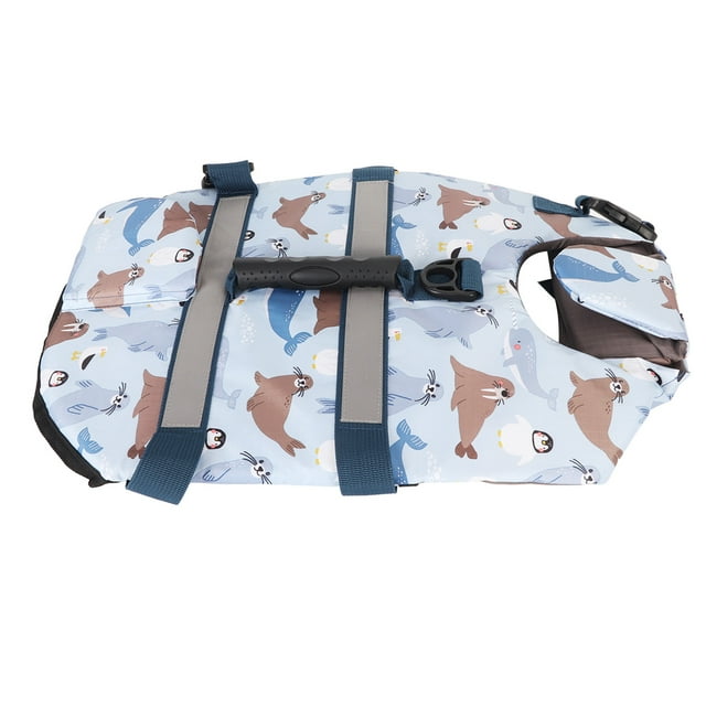 Chaqueta flotante para mascotas, chaleco salvavidas para perros, chaleco salvavidas reflectante para perros, chaleco salvavidas reflectante confiable y duradero Jadeshay A