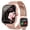 Pink, variant on Smart Watch for Women Men, 1.83" HD Screen, Make/Answer Call, Sleep Monitor, 100+Sports Modes, Waterproof Fitness Watch Compatible for Android & iPhone, Black, 2 Bands