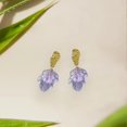 thumbnail image 5 of Big Hollow Love Heart Long Dangle Earring for Women Shiny Crystal Sterling Silver Drop Earrings Jewelry, 5 of 14