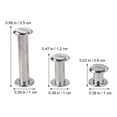 thumbnail image 5 of 60 Pcs Nails Kit Binding Screws Steel Screws Reusable Screws Combination Screws Bolts Binding Post, 5 of 6
