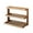 Khaki, variant on 3-Tier Bamboo Desktop Storage Rack for Kitchen, Tea Room, Dining Table - Organizer for Mugs, Tea Sets, Coffee Cups - 1 Pack Decorative Display Shelf