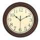 thumbnail image 1 of Reloj de pared redondo de estilo retro, silencioso, sin tictac, de 12 pulgadas, para colgar Bronce antiguo, 1 of 7
