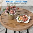 thumbnail image 6 of Uforic 4 Pieces Patio Conversation Set,Patio Furniture Set of Rattan Bistro Set with Loveseat Chair - Gray, 6 of 8