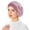 Pink, variant on QSAWXQZ Women's Velvet Turban Hat with Rhinestones Elegant Chemo Cap Headwrap Soft Beanie for Hair Loss Party Free Size