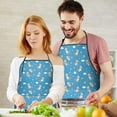 thumbnail image 5 of Blue Cartoon Unicorn Gift Balloon Cloud Apron-Garden Aprons for Women with Pockets-Cotton Linen Waterproof Kitchen Cooking Gardening Aprons Adjustable for Kitchen,Cooking,BBQ and Salon 33x27 Inch, 5 of 7