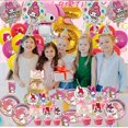 thumbnail image 6 of My Melody 5th Tableware Balloons Cake Toppers Backdrop Banner Supplies Party Decor Plates Decorations, 6 of 7
