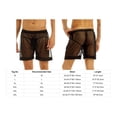 thumbnail image 3 of RUNQHUI Men's Sexy Mesh Shorts Boxer Underwear Cover up Comfort Breathable See Through Trunks Red M, 3 of 4