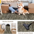 thumbnail image 6 of BERTHMEER 8'x10' Area Rugs for Living Room Large Vintage Taupe Carpets for Bedroom Office Machine Washable Farmhouse Dining Room Oriental Rugs Non Slip Traditional Distressed Rugs, 6 of 7