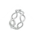 thumbnail image 4 of Eternity Infinity Criss Cross Knot Wide Ring 925 Sterling Silver Band Jewelry Female Male Size 10, 4 of 4