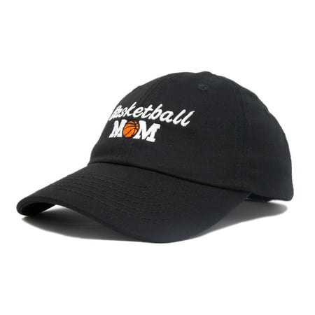 Black Ball Cap Hat - DALIX Basketball Mom Hat and Caps for Women in Black