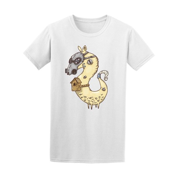 Random Llama With Biohazard Mask Tee Men's -Image by Shutterstock