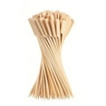 thumbnail image 6 of Walbest 100Pcs Wooden Skewers 6 Inch Sturdy Cocktail Picks for Appetizers Flat Paddle Food Sticks for Party BBQ Fruit Cheese Charcuterie Boards Accessories, 6 of 7