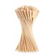 thumbnail image 1 of 100 brochetas de madera de 15 cm, resistentes, para cócteles, aperitivos, palitos planos para fiestas, barbacoas, frutas, quesos y charcutería., 1 of 7