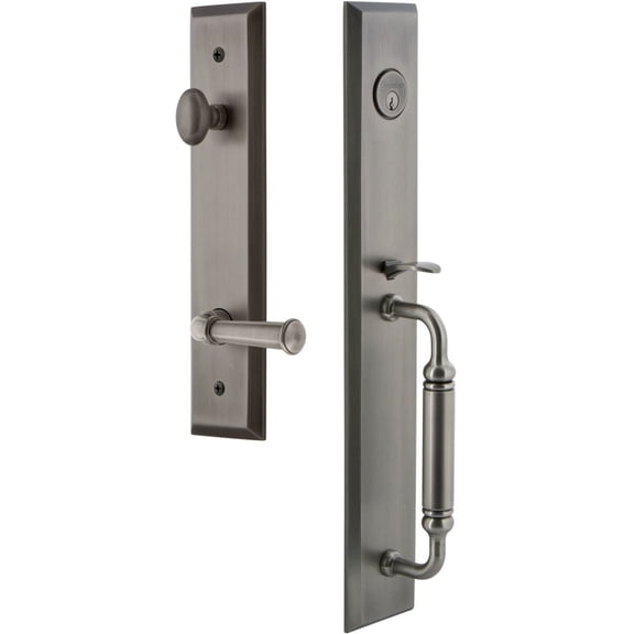 Grandeur Favcgrgeo_Eset_238_Lh Fifth Avenue Solid Brass Rose Left Handed Keyed Entry