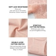 thumbnail image 6 of SMZ Cotton Panties for Women Bikini Underwear Hipster Underpants Lace Briefs Pack 5 PCS, 6 of 8