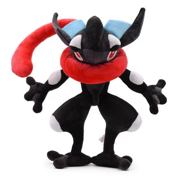 Koga Ninja Frog Plush Figure Black Frog Evolution - Quality Soft Stuffed Animal Toy - Add to Your Collection - Great Gift for Kids,Boys & Girls 28cm,Plush Purses