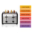 thumbnail image 3 of Kenmore 4-Slice Stainless Steel Toaster, Dual Controls, Extra Wide Slots, 9 Browning Levels for Toasting & Bagels, 3 of 8