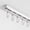 White, variant on Ceiling Curtain Track, Curtain Track with Roller Hooks, 9ft - 12ft Ceiling Mounted Rail Set for Room Divider, White