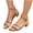 Gold, variant on Women's Comfortable Non-Slip Low Heel Sandals, Glitter Ankle Strap Open Toe Shoes, Durable Party Heels for Club, Shopping Gold 41
