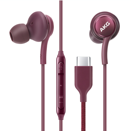 OEM UrbanX 2021 Type-C Stereo Headphones for Xiaomi Civi 1S Braided Cable - with Microphone (Purple) USB-C Connector (US Version)