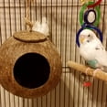 thumbnail image 4 of Casa colgante Bird Nest Kathson con cáscara de coco natural, 4 of 7