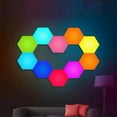 thumbnail image 3 of Applique Murale Hexax Tactile, 12 Ensembles Colorés pour la Maison, 3 of 7
