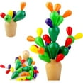 thumbnail image 1 of Children Educational Toys Wooden Balancing Cactus, 1 of 3