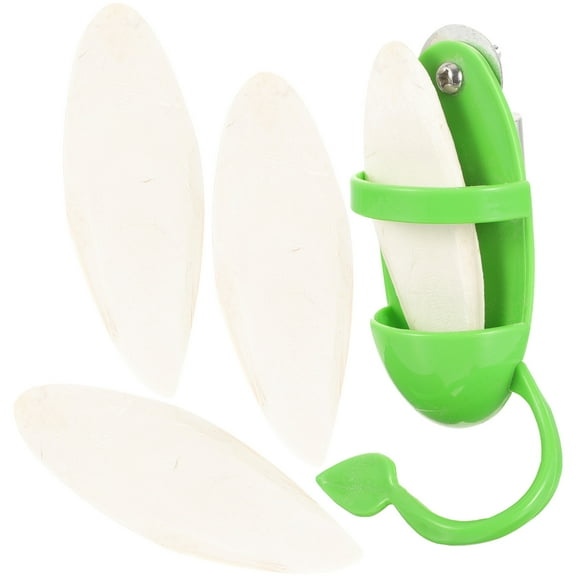 NICEXMAS Cuttlebone Holder for Bird Feeding Tools 1 Set 14.00X7.50X4.50cm
