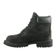 thumbnail image 3 of Timberland Boys 6" Premium Nubuck Waterproof Boots Black 1.5 Medium, 3 of 6