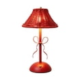thumbnail image 4 of Cordless Rattan Table Lamp,Small Wicker Lamp,Vintage Boho Desk Lamp,Rechargeable LED Reading Light,Touch Lamps for Nightstand Farmhouse Office,Orange-brown PC Shade, 4 of 7