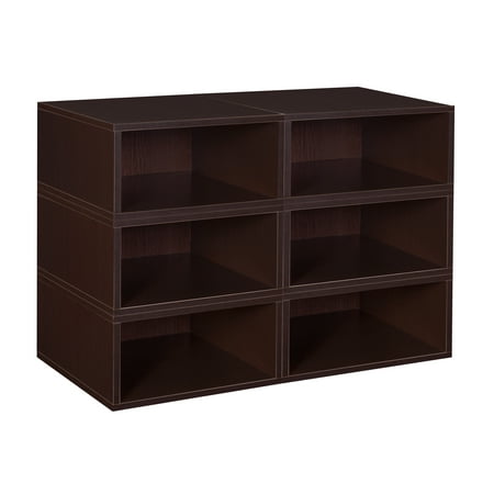 - Niche Cubo Storage Set- 6 Half Size Cubes- Truffle