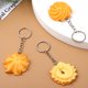 thumbnail image 5 of 3 llaveros de galletas artificiales, llaveros decorativos con forma de galleta para bolso escolar., 5 of 7