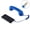 Blue, variant on Retro Phone Handset for iPhone and Android, Type-C/3.5mm Vintage Wired Handset with Microphone, Dial Bop Phone for Calls, Meetings, Christmas Gifts
