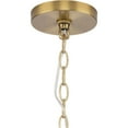 thumbnail image 6 of Laila Collection One-Light Vintage Brass Coastal Pendant with Woven Jute Accent, 6 of 10