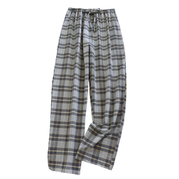 Taqqpue Men's Pajama Pants Ultra Lightweight Cotton Soft Comfy Long Pjs Bottoms Sleepwear Bottom Pants with Pocket Drawstring