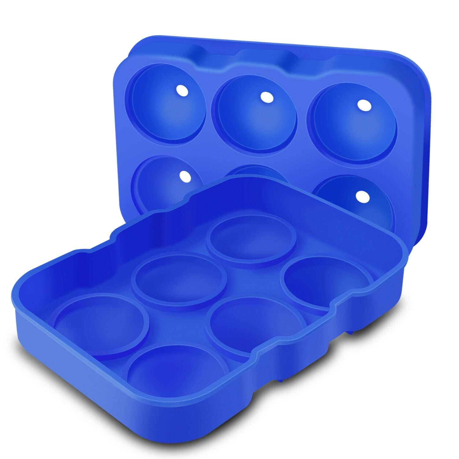 Silicone Ice Balls Mold Round Sphere Tray Mold Cube Whiskey Ball