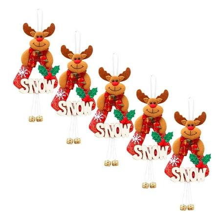 

Deal of The Day Dvkptbk Christmas Decorations Christmas Deer Snowman Christmas Tree Decorations Pendant