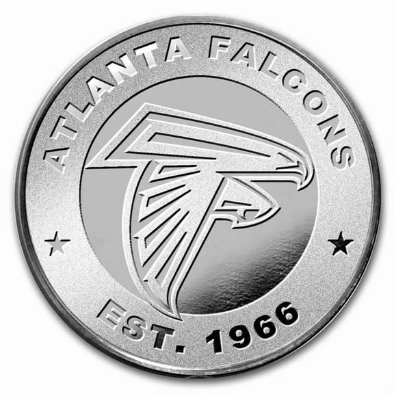NFL Atlanta Falcons 1 oz Silver Round