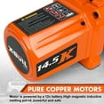 thumbnail image 5 of X-BULL 12V Electric Winch 14500LBS XPV Synthetic Rope SUV Jeep Truck 4WD with Winch Cover, 5 of 19