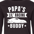 thumbnail image 4 of Inktastic Papas Lil Racing Buddy Long Sleeve Youth T-Shirt, 4 of 5