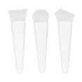 thumbnail image 2 of Set de Brosse en Silicone, Kit d'Applicateur de Brosse en Silicone Mains Libres 3Pcs Répartis Uniformément Différents Types de Brosse pour Voyager Blanc, 2 of 8