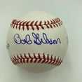 thumbnail image 6 of Bob Gibson 1967 MVP Signed Heavily Inscribed Baseball PSA DNA Graded GEM MINT 10, 6 of 10