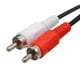 thumbnail image 4 of 0.25 metros de cable de audio RCA 3.5 mm a 2 RCA Cable de adaptador estéreo masculino Y p Romacci Cable de audio RCA, 4 of 7