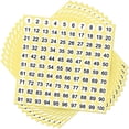thumbnail image 2 of 300 Hojas de Etiquetas de Números Etiquetas Engomadas 1-100 Números Etiquetas Engomadas Redondas 0,4 Pulgadas, 2 of 5