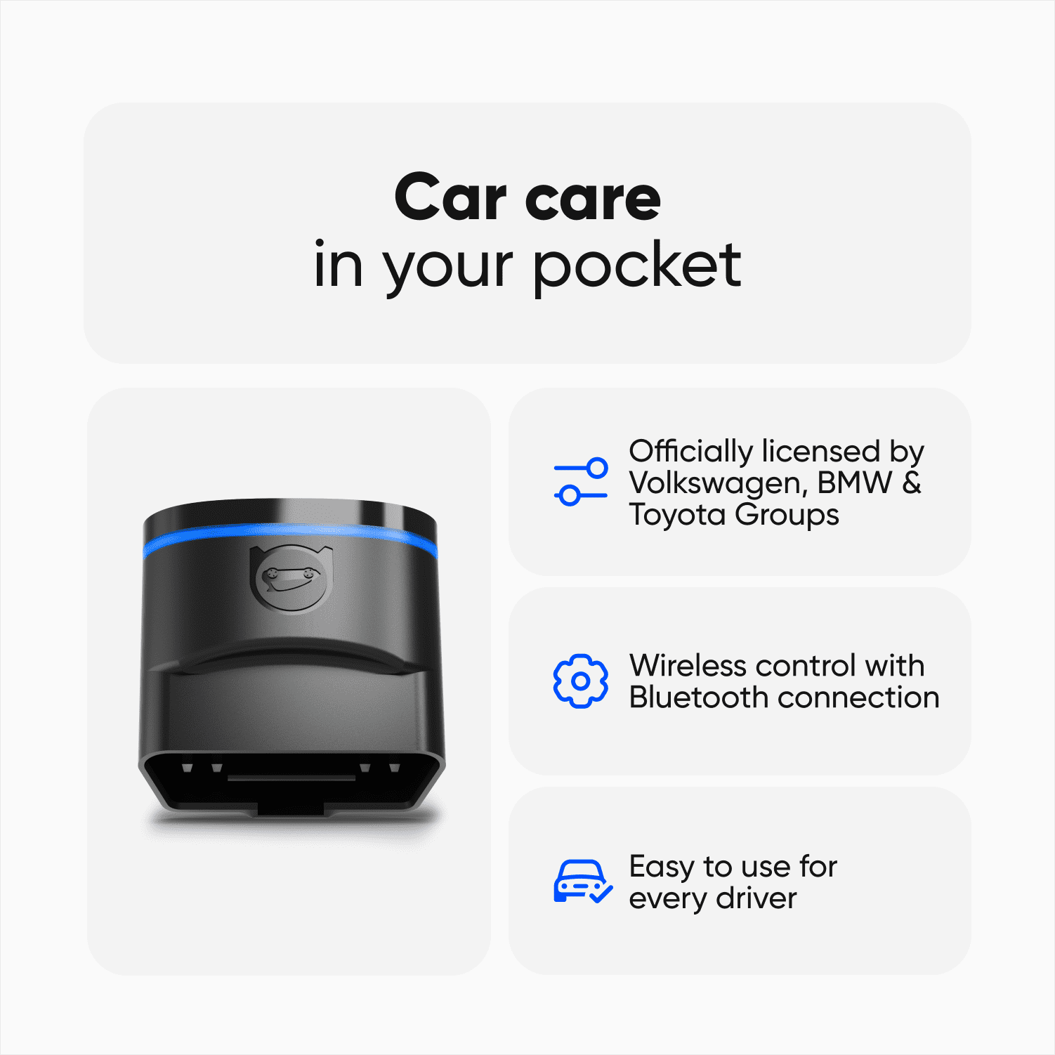 OBDeleven Pro Pack OBD2 Bluetooth Car Diagnostic Scan Tool