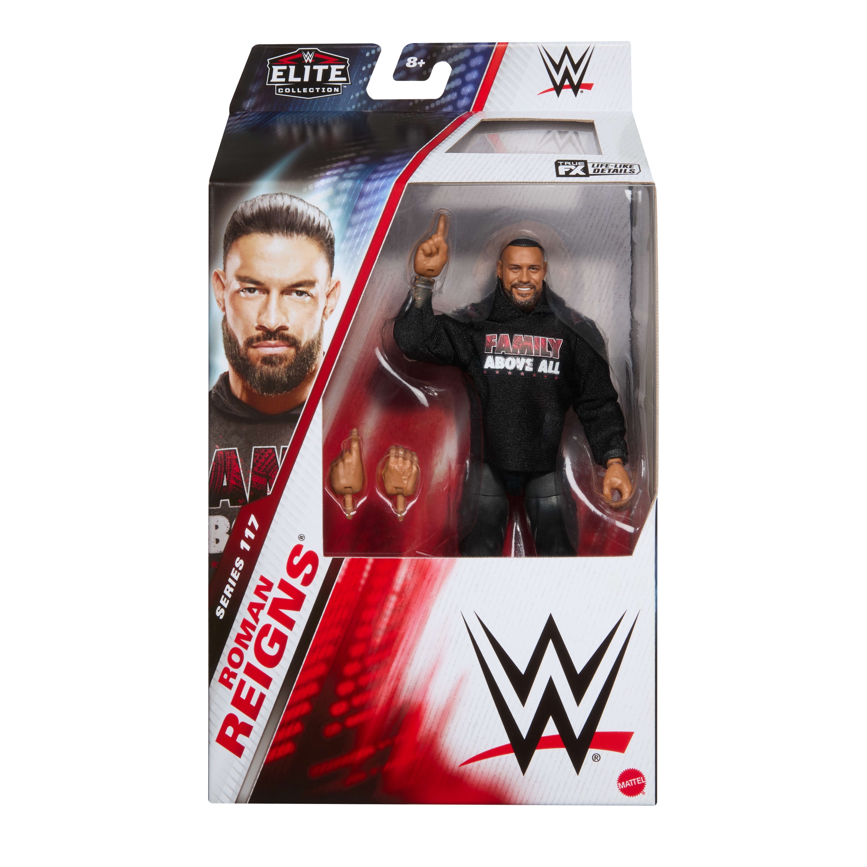 WWE Elite Roman Reigns Action Figure, Series #117 6-inch Collectible with Articulation & Accessories