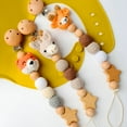 thumbnail image 4 of XIRQI 4Pcs Pacifier Clip,Crochet Craftsmanship Pacifier Holder,Secure Anti-Fall Design Binky Clips, 4 of 4
