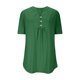 thumbnail image 5 of Tops de Manga Corta para las Mujeres Loose Fit V Cuello Botón Blusa Casual Ligero Verano, 5 of 9