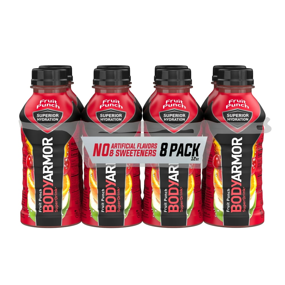 BODYARMOR Sports Drink, Fruit Punch, 12 Fl. Oz., 8 count